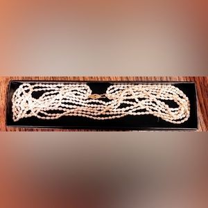 Gorgeous freshwater pearl choker necklace